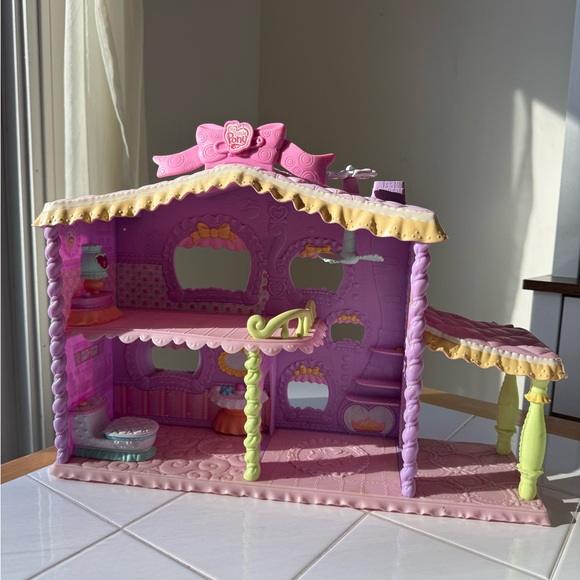 My Little Pony Other - My Little Pony MLP Newborn Cuties Sound & Light House Playset WORKS Hasbro 2008